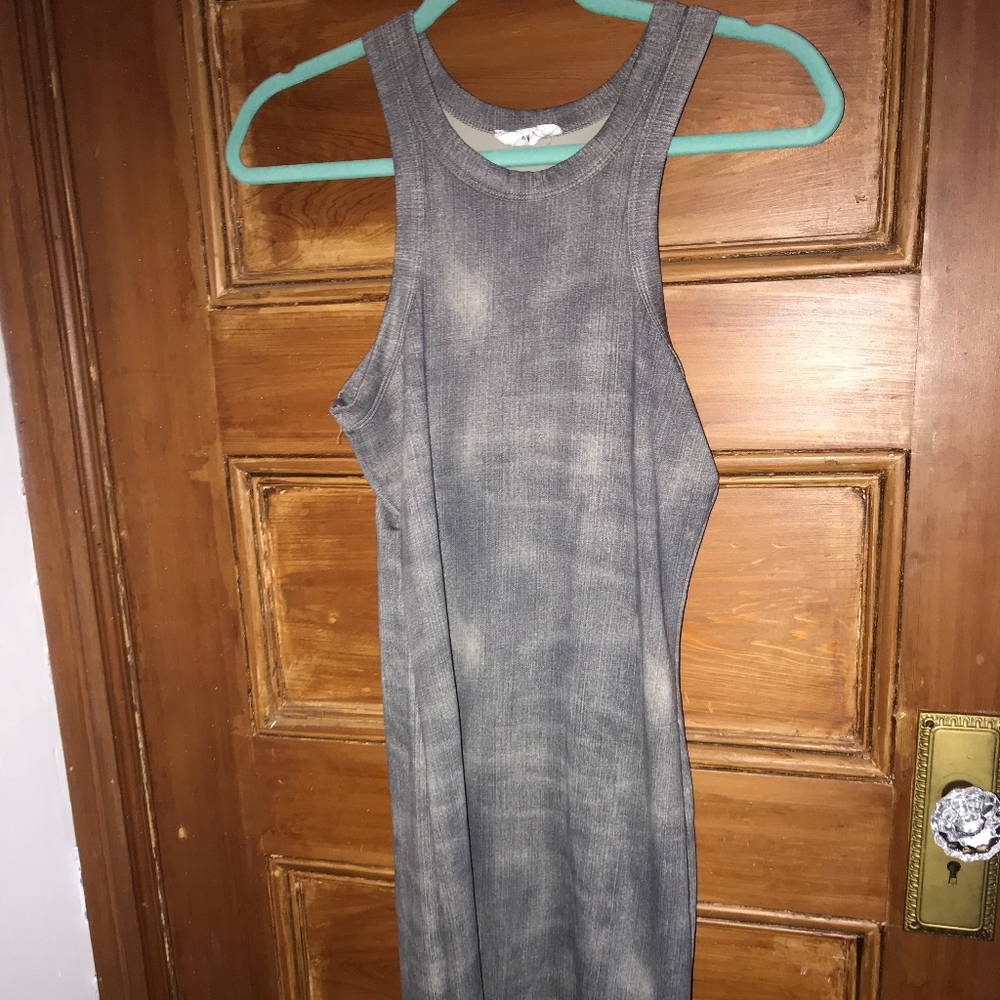 Midi Tight Grey Dress